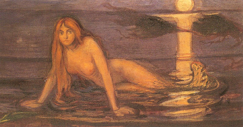 Edvard Munch, The Lady from the Sea (1896)